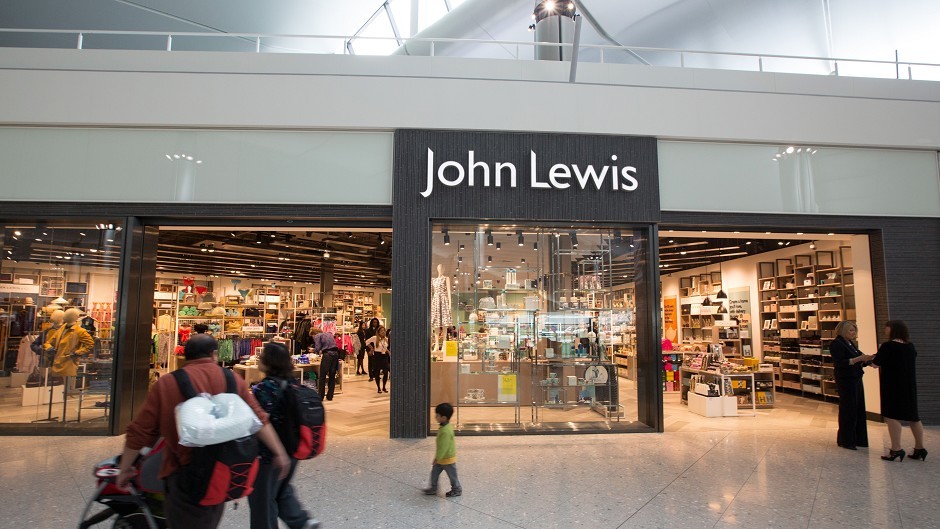 Sales at John Lewis went up 7.5% last year.