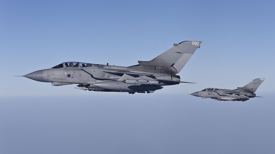 Two RAF Tornado GR4s