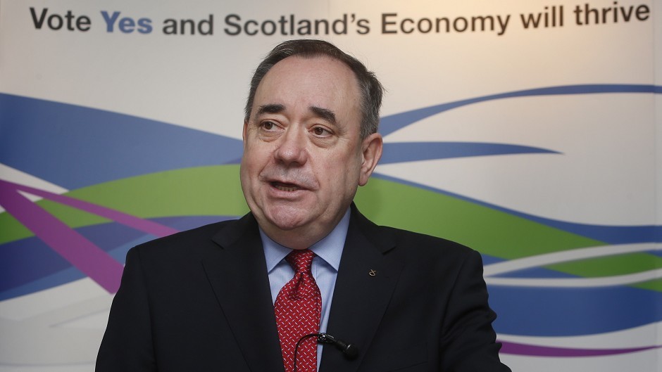 First Minister Alex Salmond