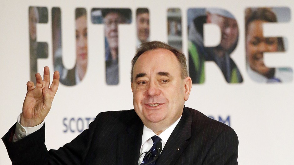 Alex Salmond dismissed the devolution move as a bribe from Westminster politicians