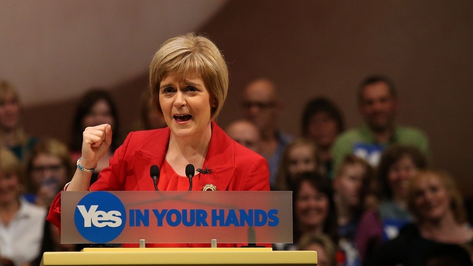 SNP deputy leader Nicola Sturgeon