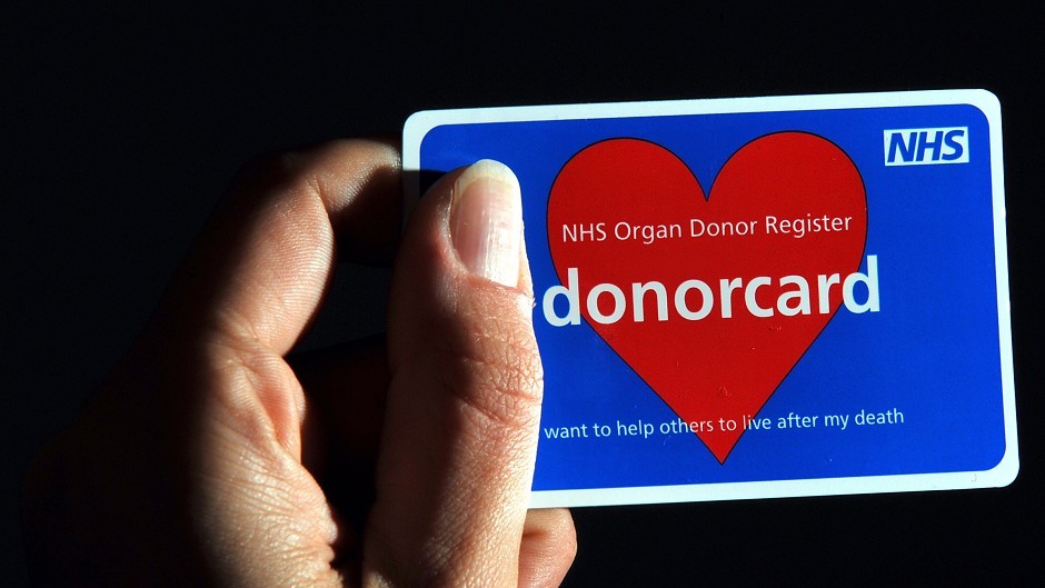 Organ donations are essential to save/improve lives.
