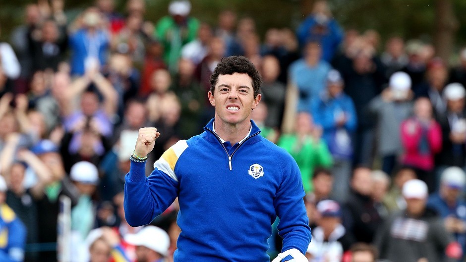 Rory McIlroy produced a quite incredible performance to win the first point of the day