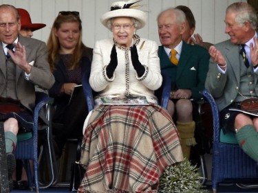 The Queen attends the Braemar Royal Highland Gathering