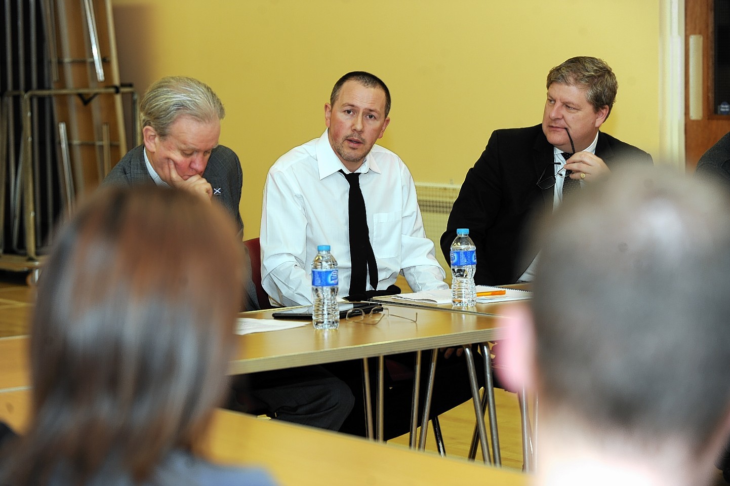 Portessie Public hall meeting