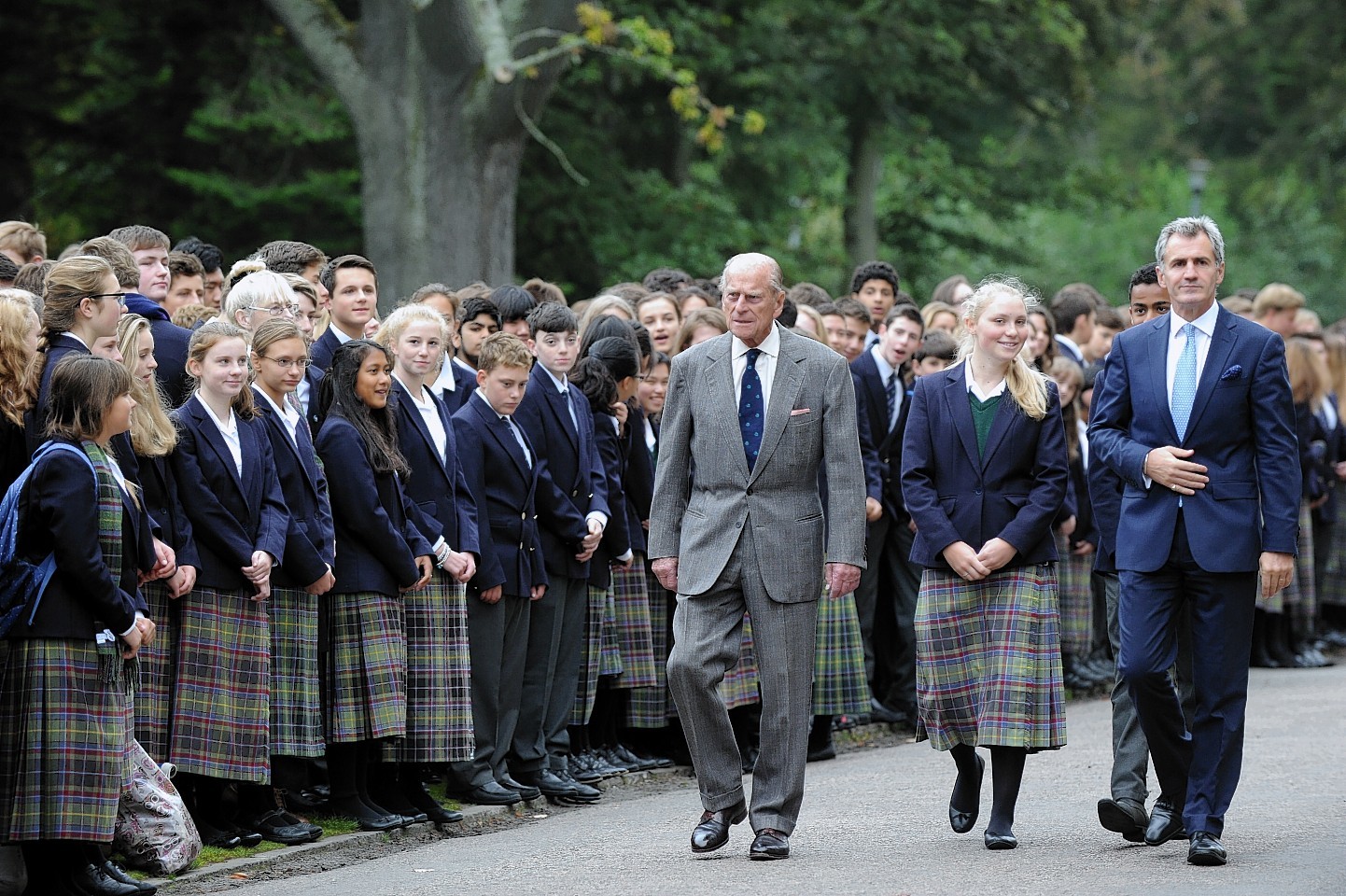 Prince Philip at Gordonstoun