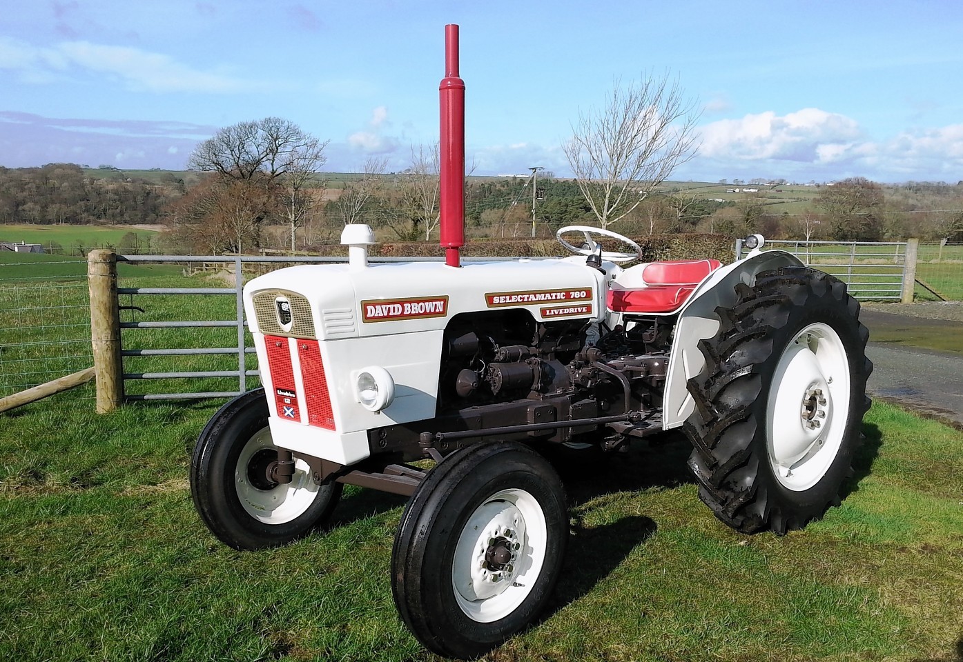 The 1971 David Baron 780 tractor being raffled by RSABI.