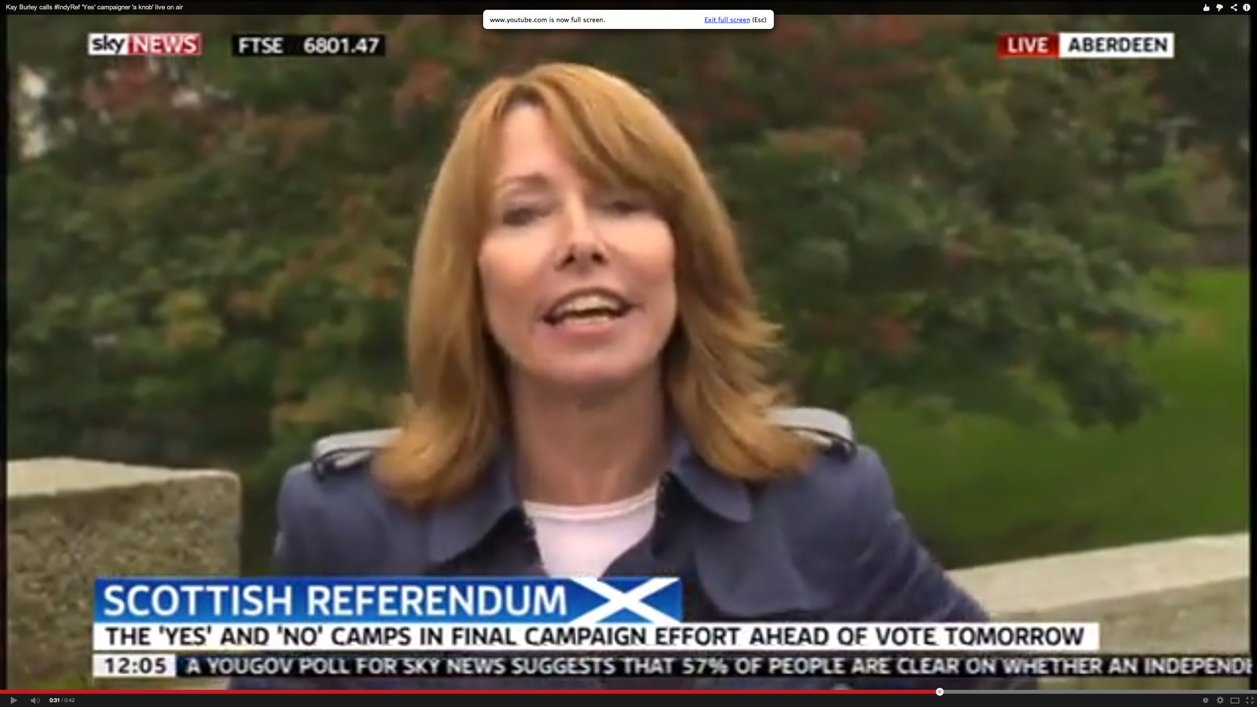 Kay Burley of Sky News