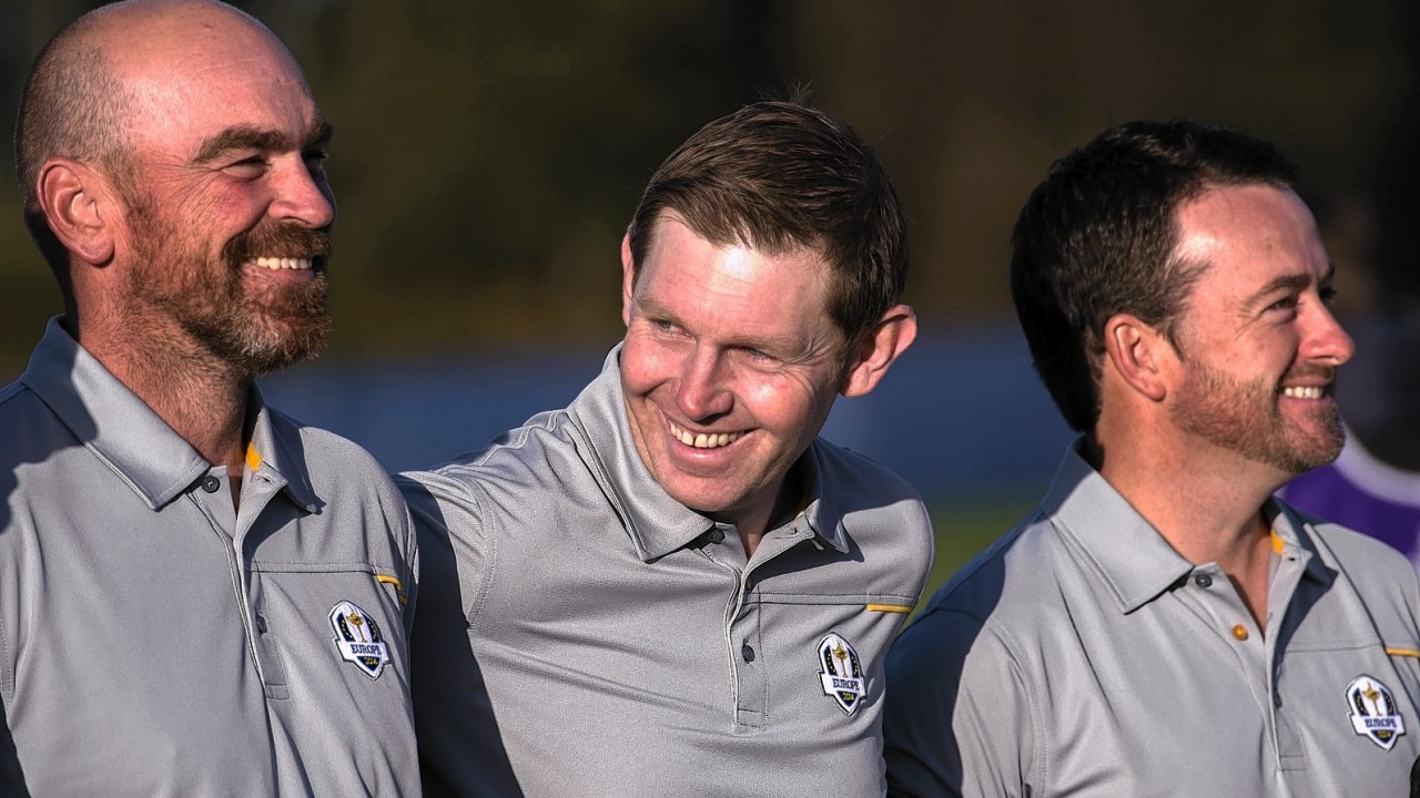 Ryder Cup rookie Stephen Gallacher has also been enjoying the laughs in the team