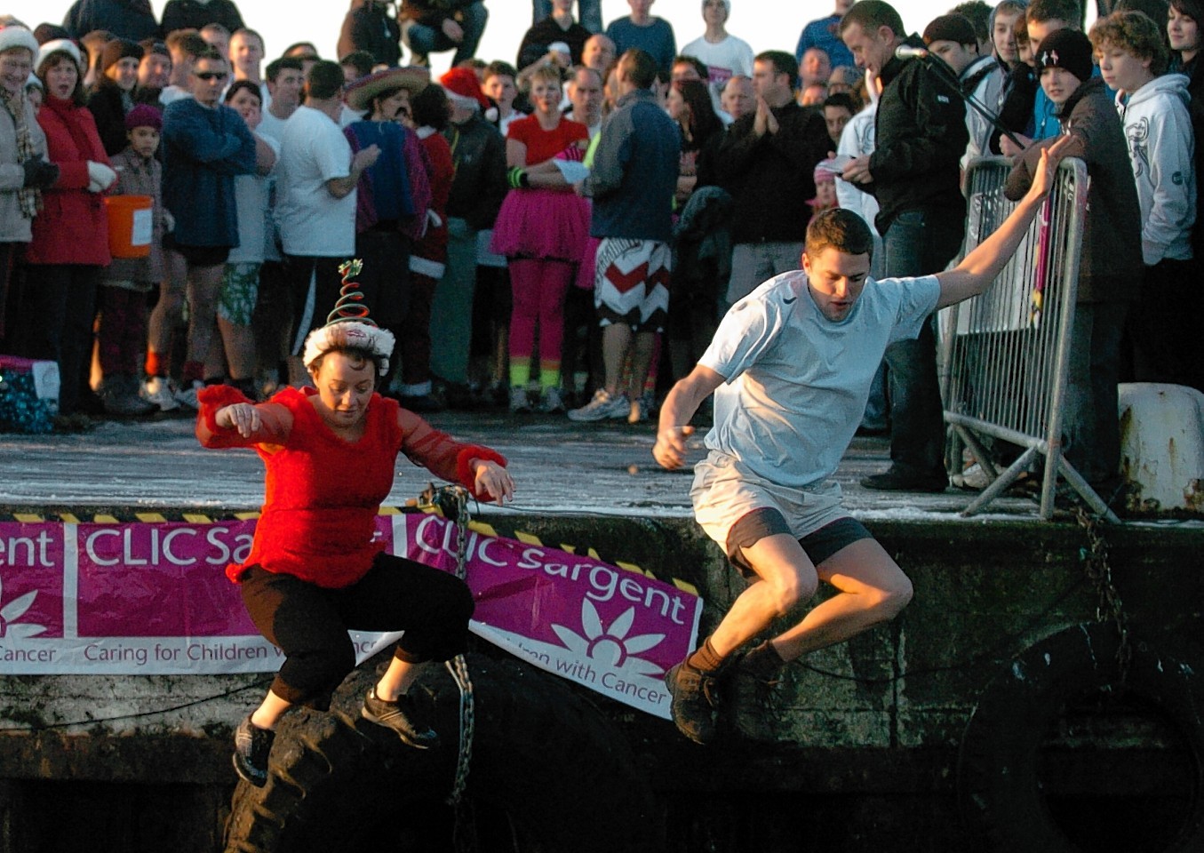 Burghead boxing day dip