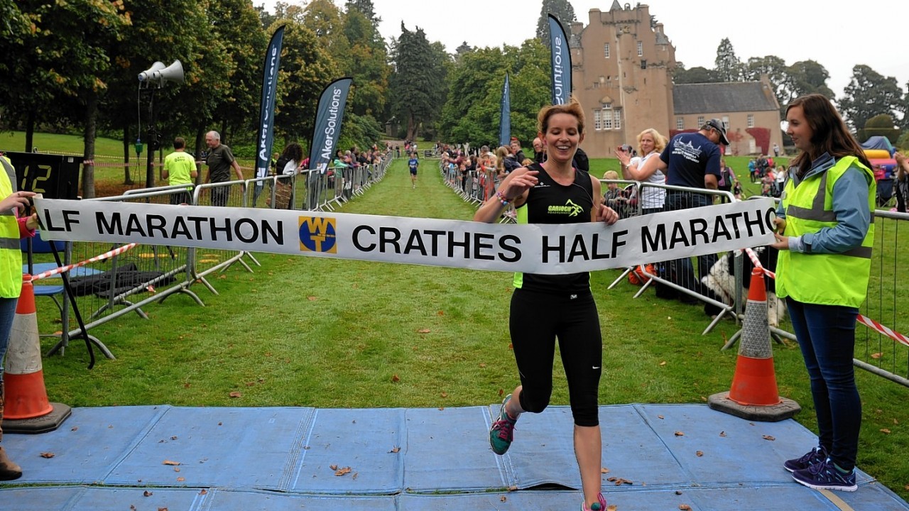 The Crathes Half-Marathon 2014, at Crathes Castle.