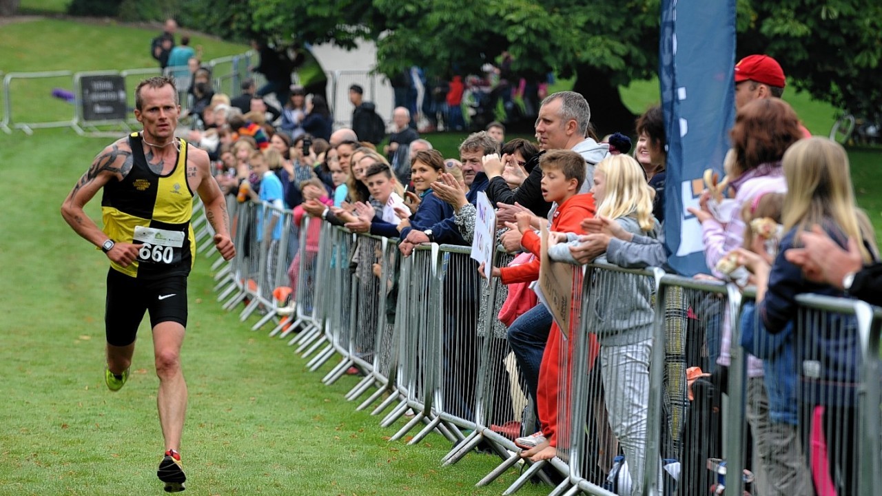 The Crathes Half-Marathon 2014, at Crathes Castle.