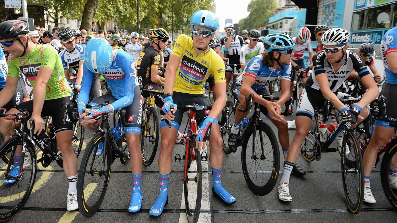 The final stage of the 2014 cycling tour in Britain