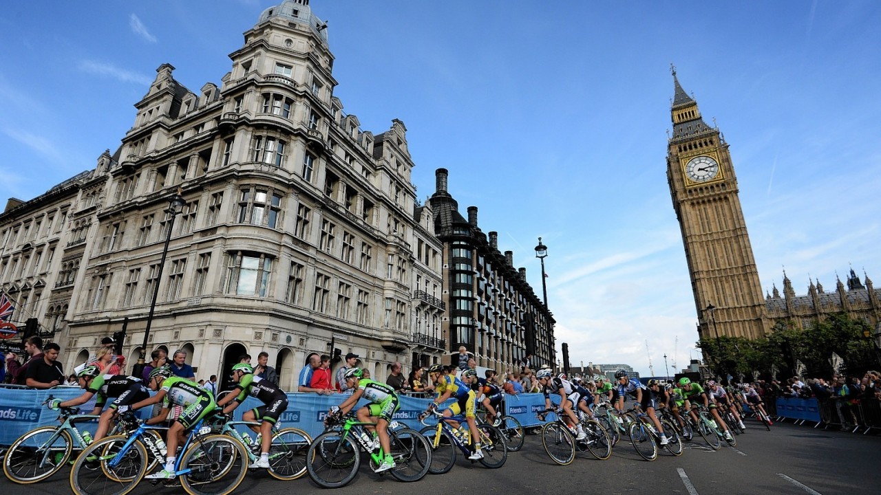 The final stage of the 2014 cycling tour in Britain