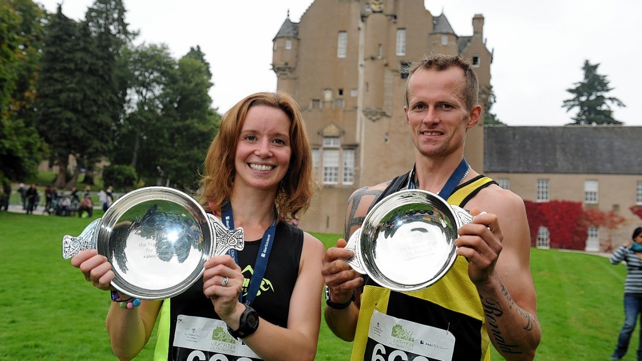 The Crathes Half-Marathon 2014, at Crathes Castle.