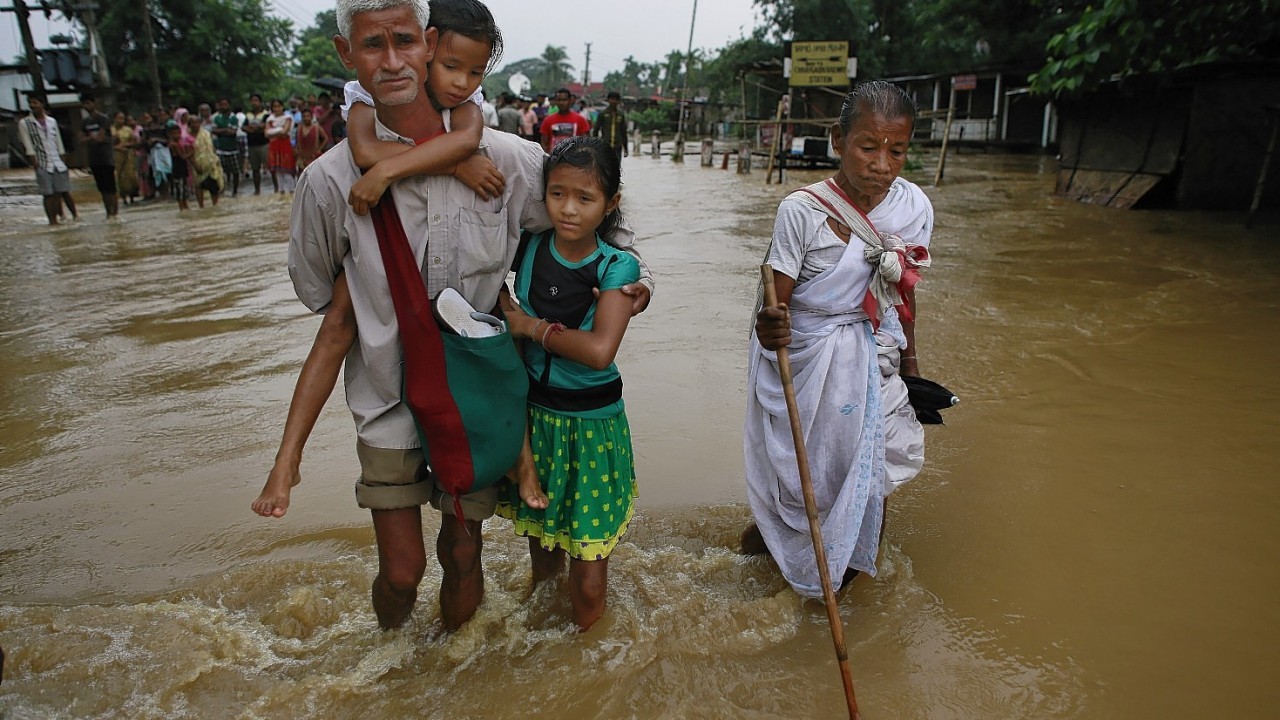 Recent flooding in India