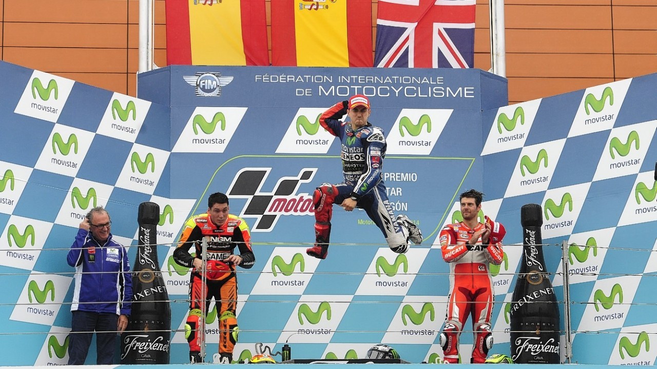 The Aragon Motorcycle Grand Prix in Alcaniz, Spain, Sunday, Sept. 28, 2014