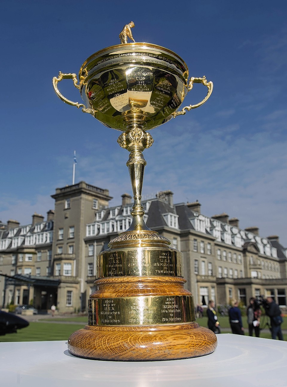 The European team have set up base in their  inspirational Gleneagles headquarters