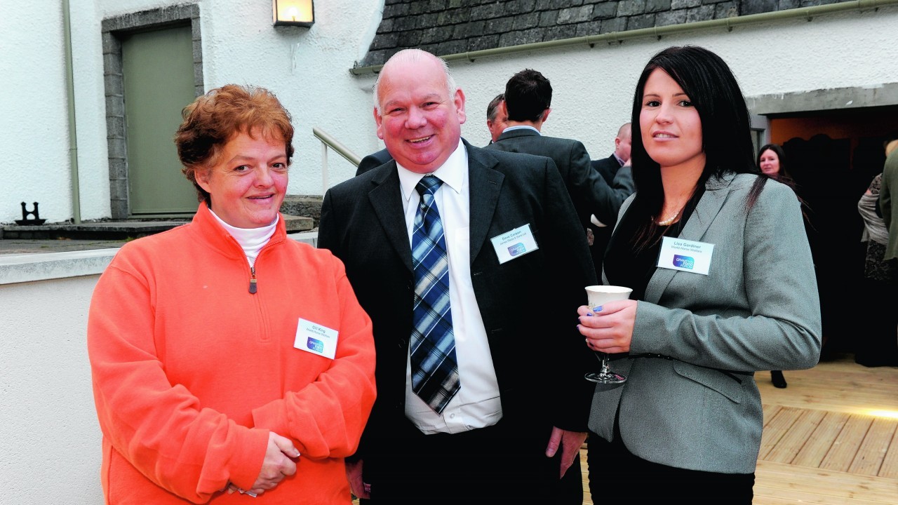 Gill King, Dave Carson and Lisa Gardiner