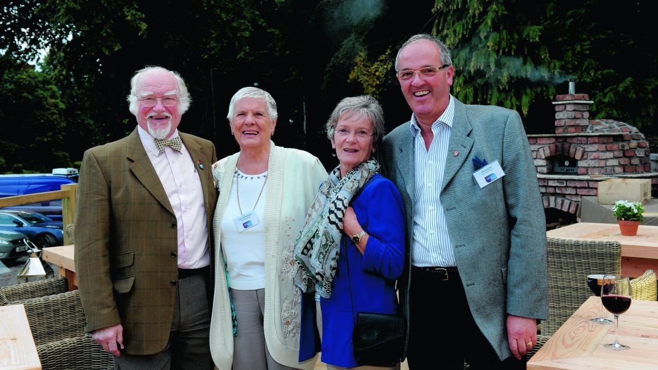 Ken and Cath Watmough with Nancy and Sandy Law