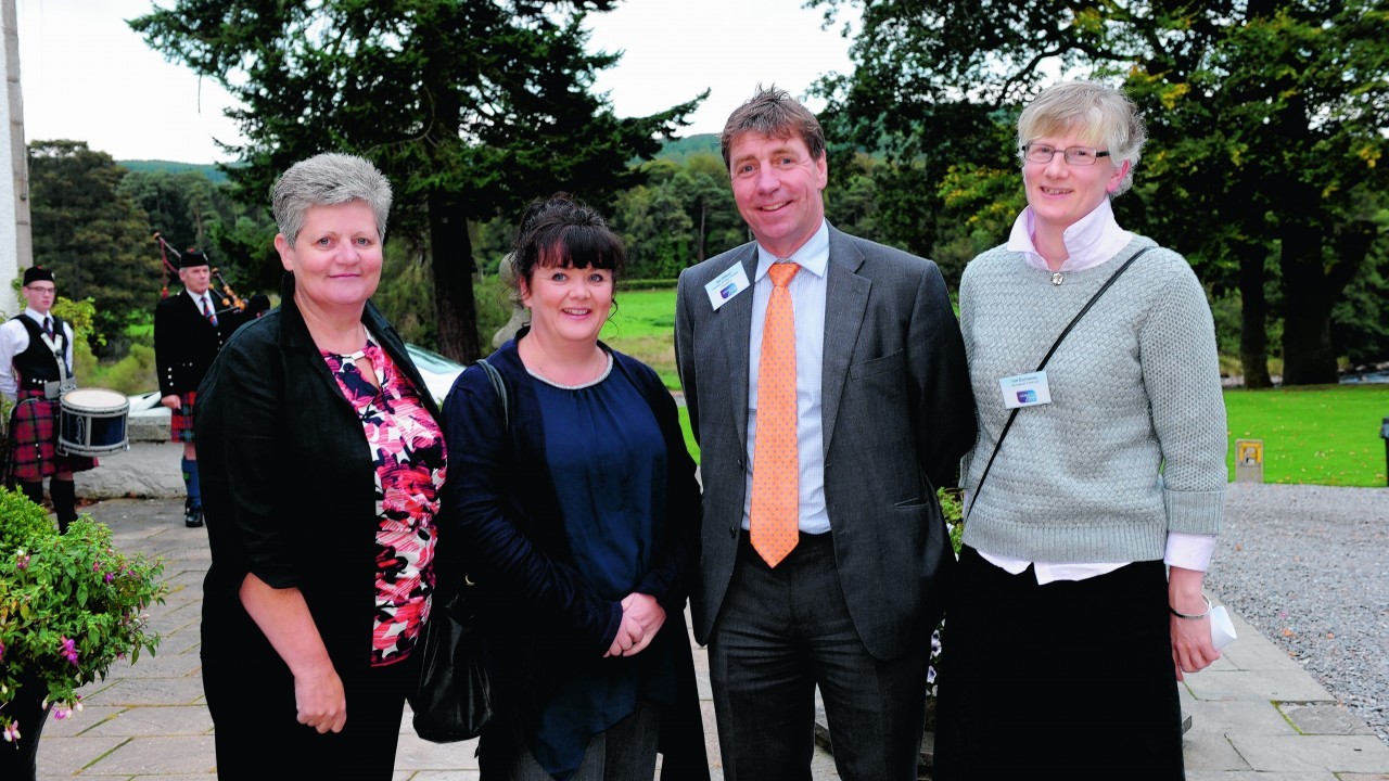 Moira Gash, Sarah Harker, Ian Wilson and Val Buchanan