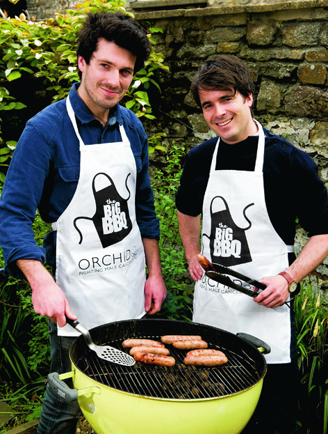 The Fabulous Baker Brothers, Henry and Tom Herbert, who are supporting The Big BBQ, a campaign by men’s cancer charity Orchid