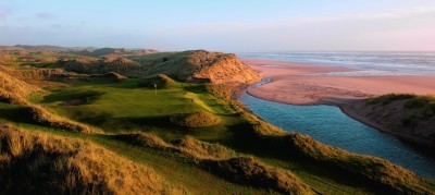 Scenic views of the Trump golfcourse