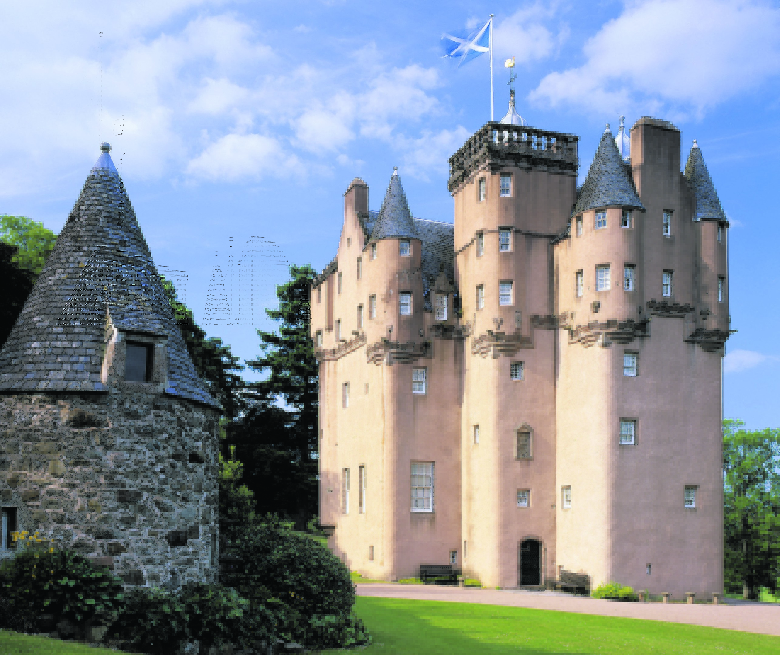 Majority of Scots believe heritage buildings such as Craigievar Castle should be protected.