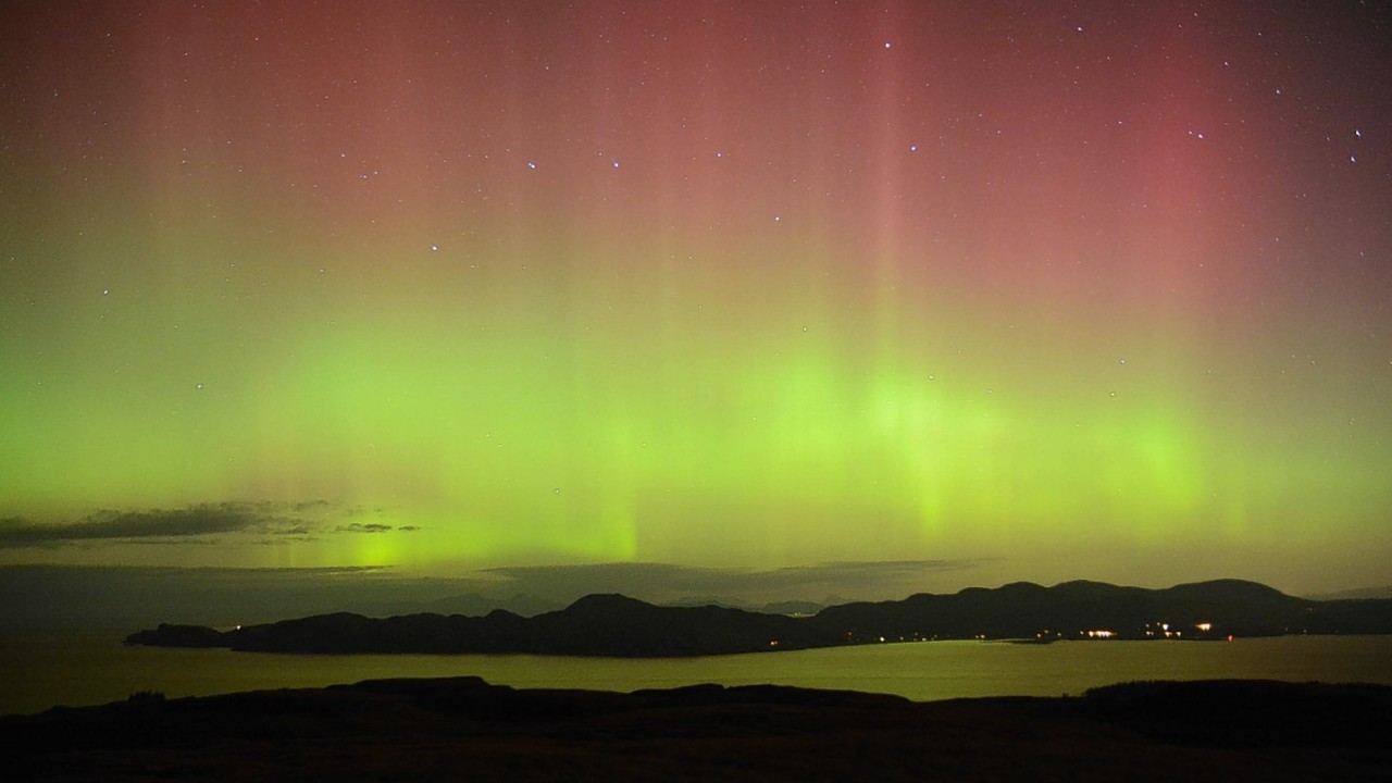 The stunning Northern Lights on Lewis captured by Sandy Maciver