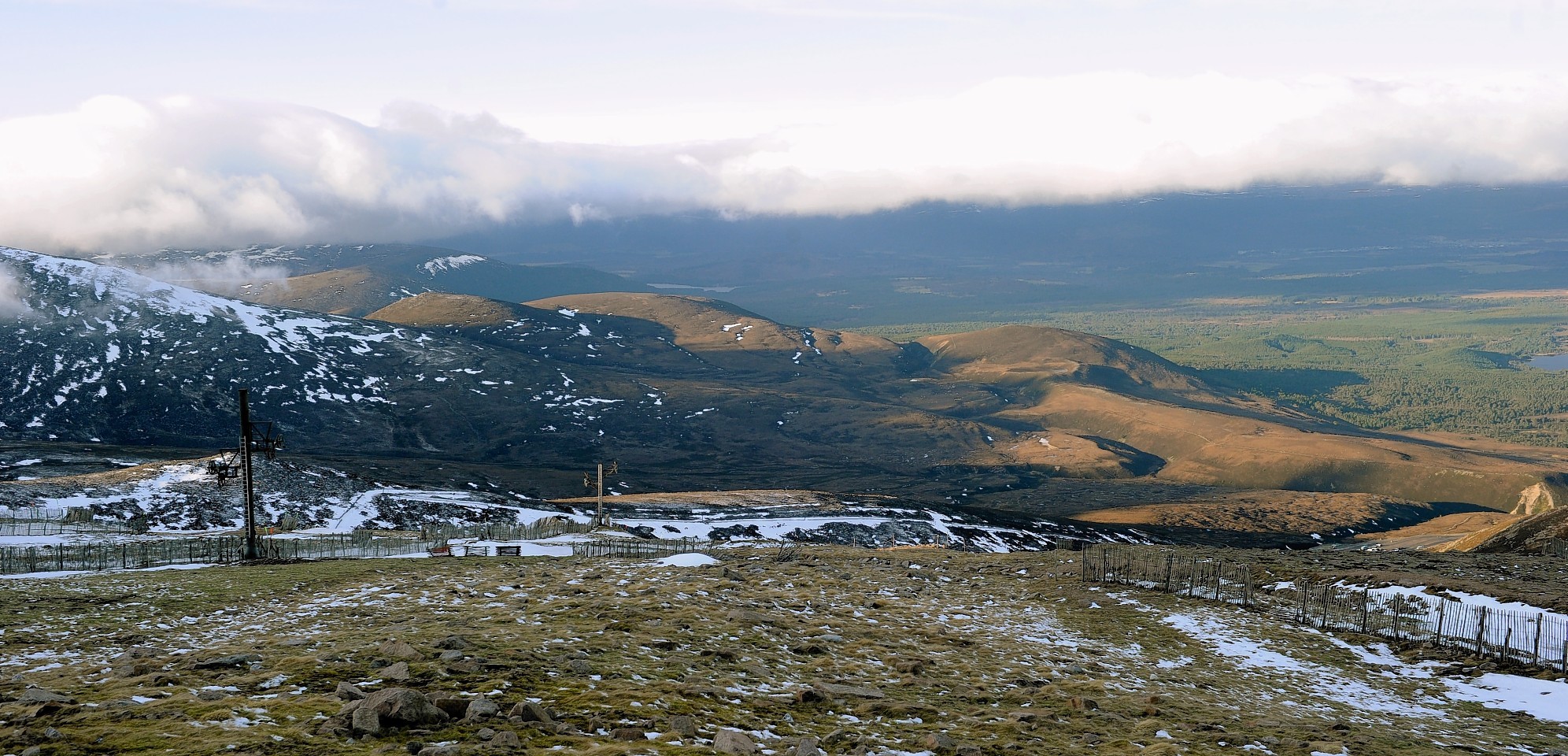 The site of the Allt Duine windfarm