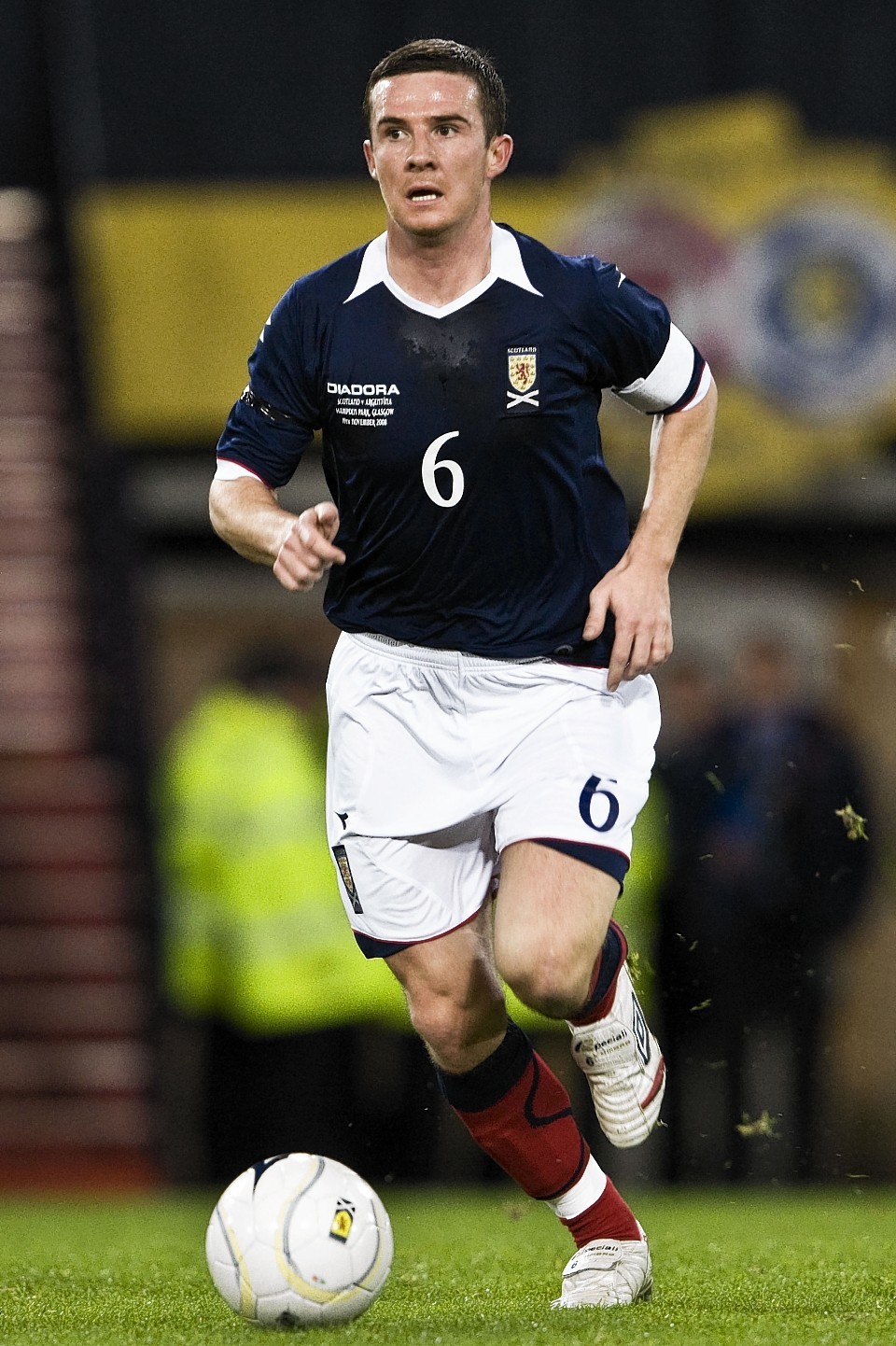 Ferguson captained Scotland until 2009 