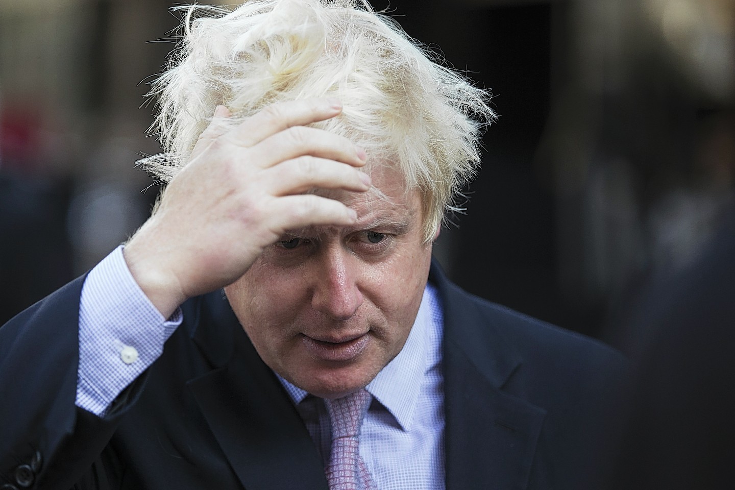 Boris Johnson apologised for his mistimed challenge - saying he was 'a bit rusty'