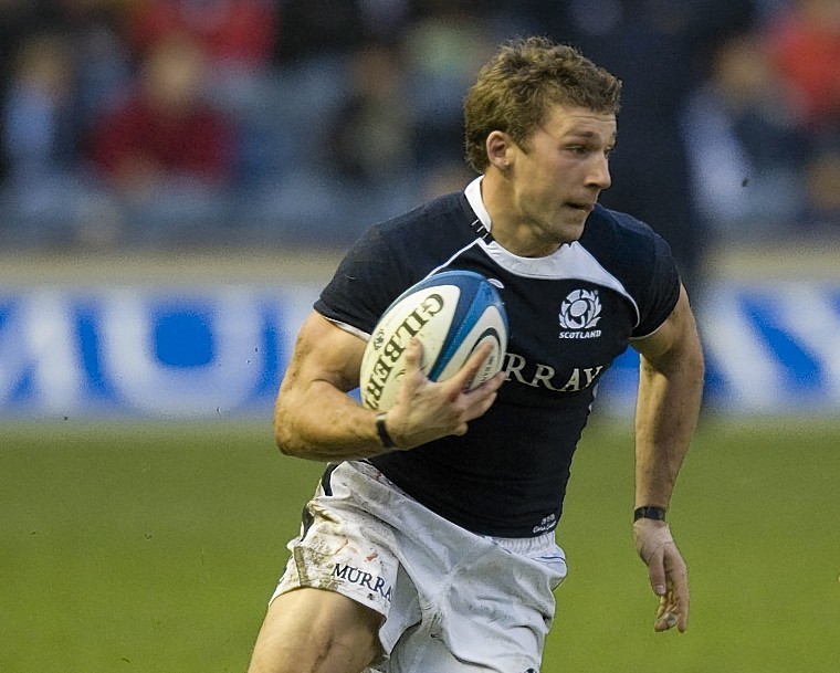 Chris Cusiter in action for Scotland