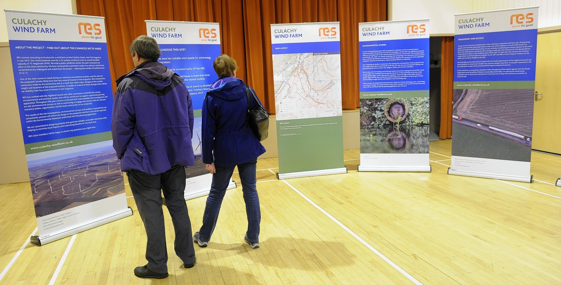 Public exhibitions of the plans