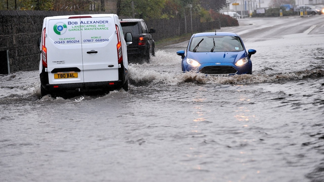 Elgin flooding on Maisondieu Road