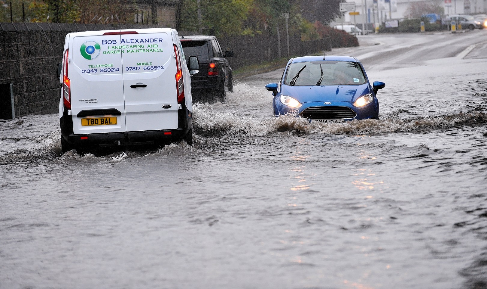 Elgin flooding on Maisondieu Road