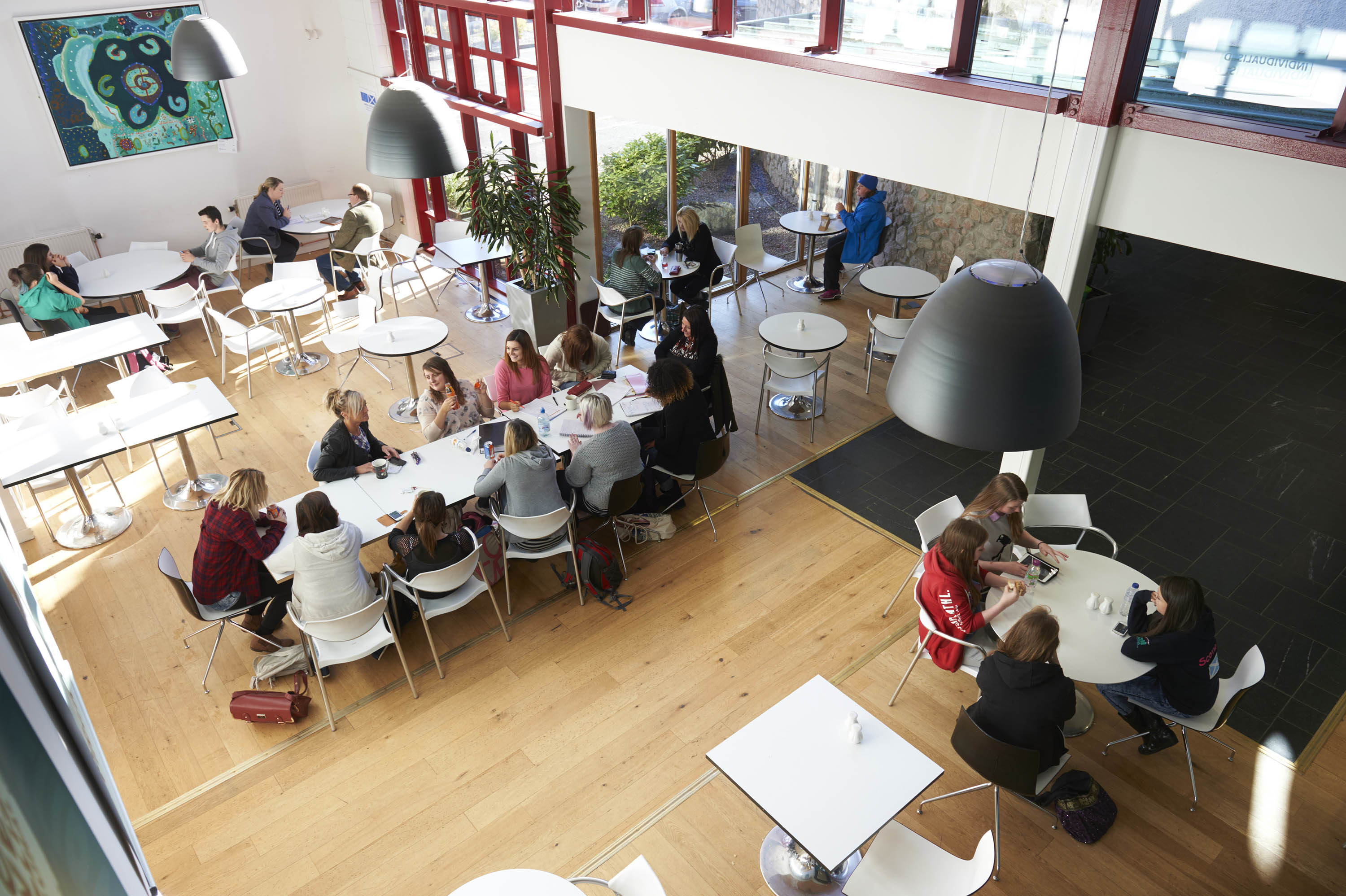 Students at West Highland College UHI  in Fort William