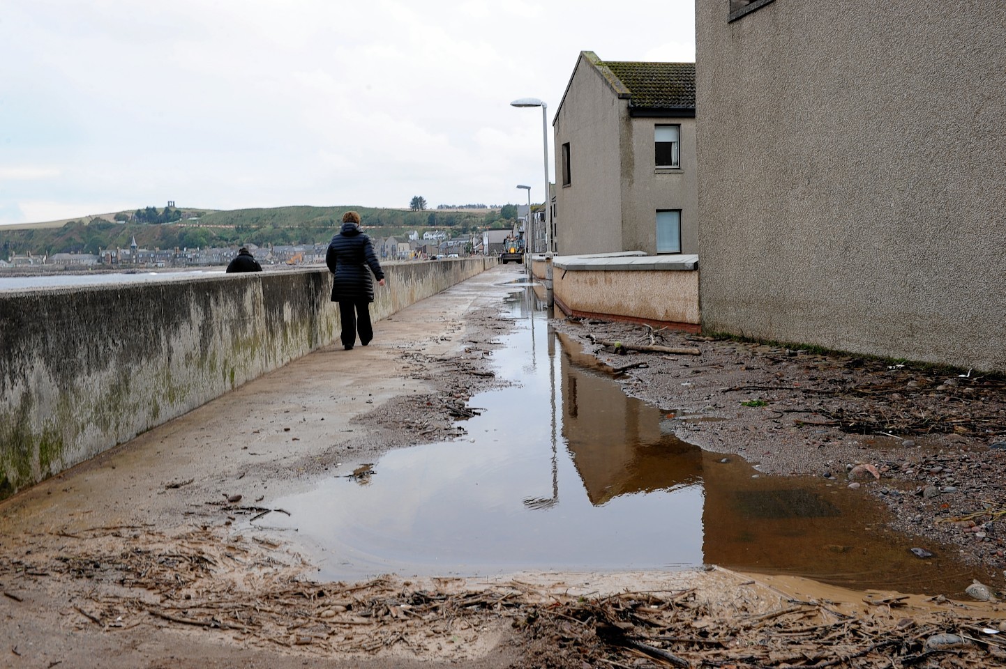 Flooding clean up in Stonehaven