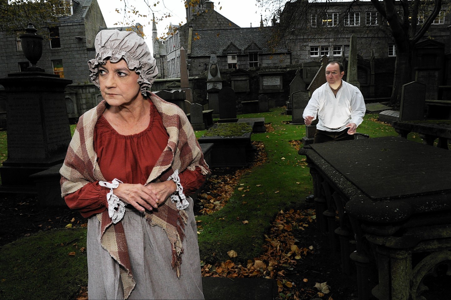 The grave robbing scandal re-enacted at Aberdeen cemetery