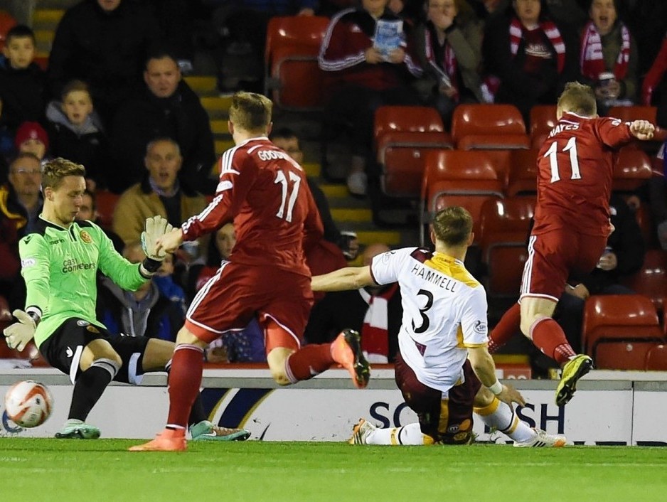 Jonny Hayes fires the only goal of the game