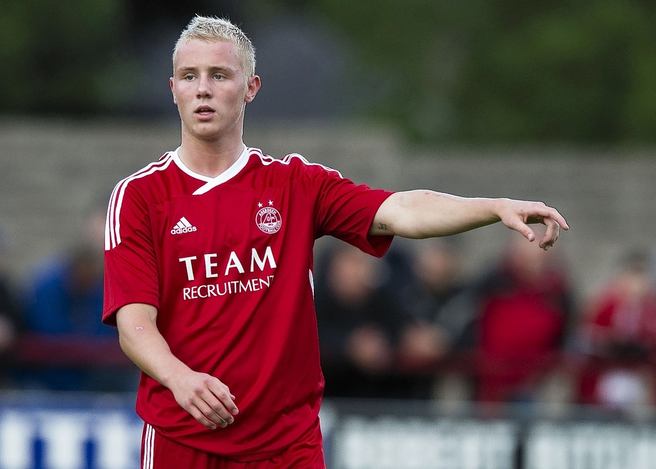 Jack Grimmer during his time with Aberdeen.