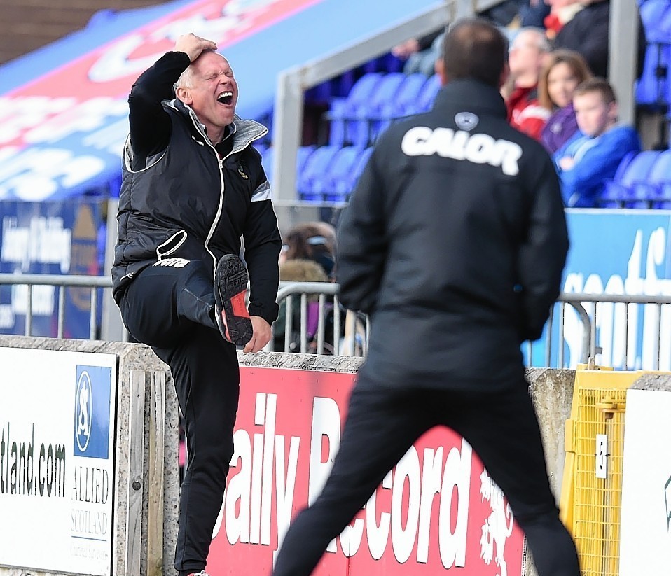 John Hughes has seen his team take the lead against Dundee United but he has also been left frustrated that his team have not been able to extend their lead