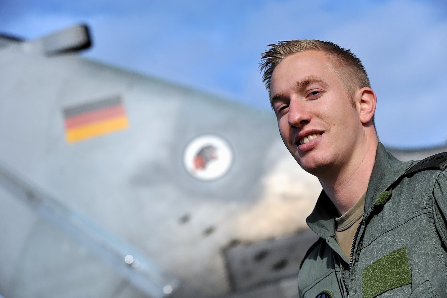 Kai Peters taking part in Exercise Joint Warrior at RAF Lossiemouth