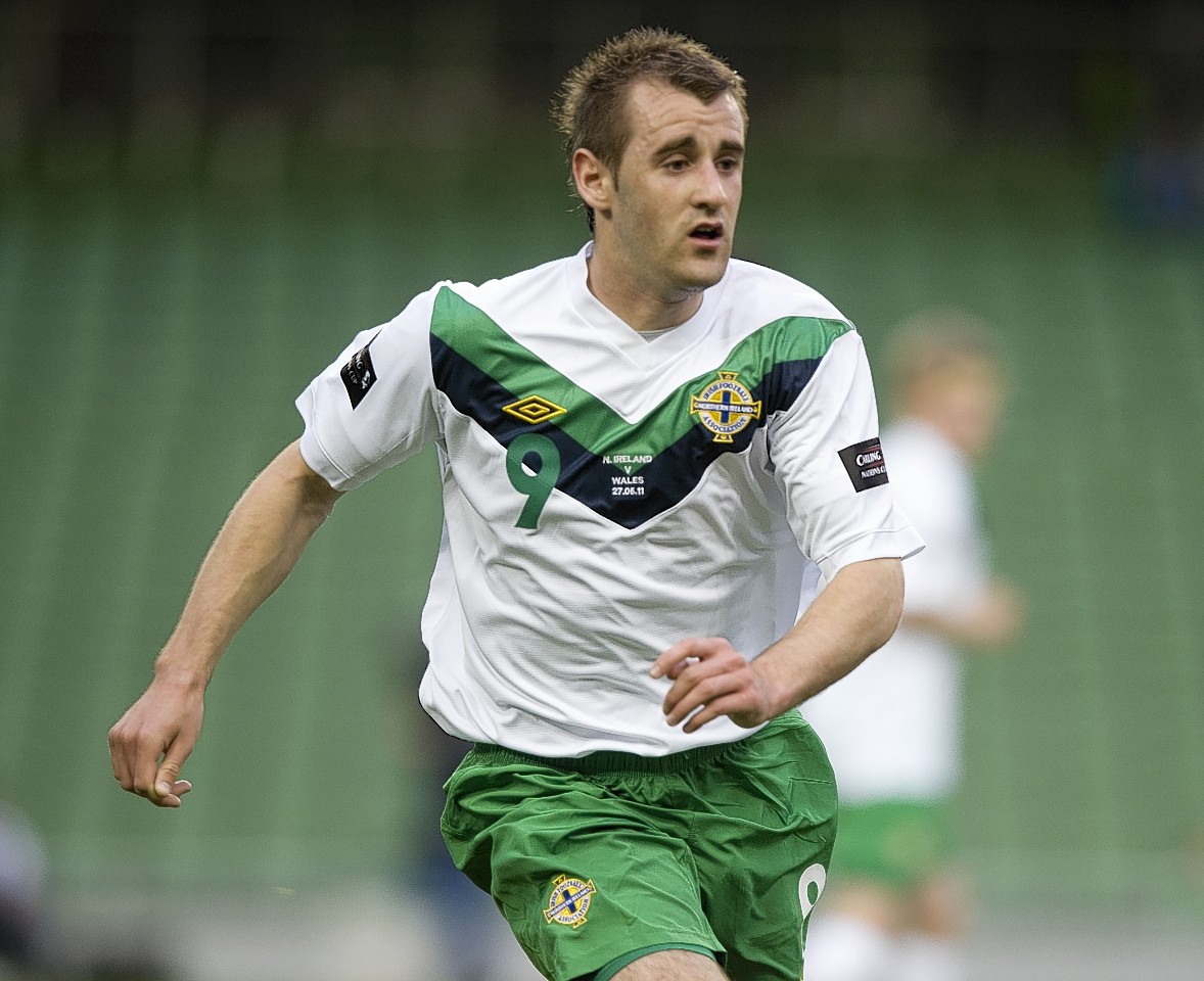 Niall McGinn on international duty