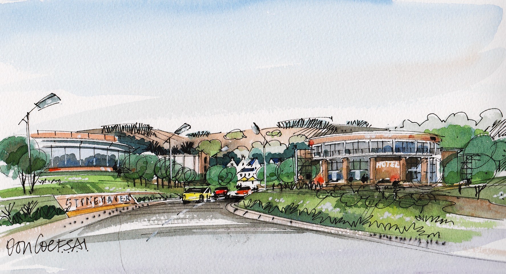Artist impressions of Mill of Forest, Stonehaven