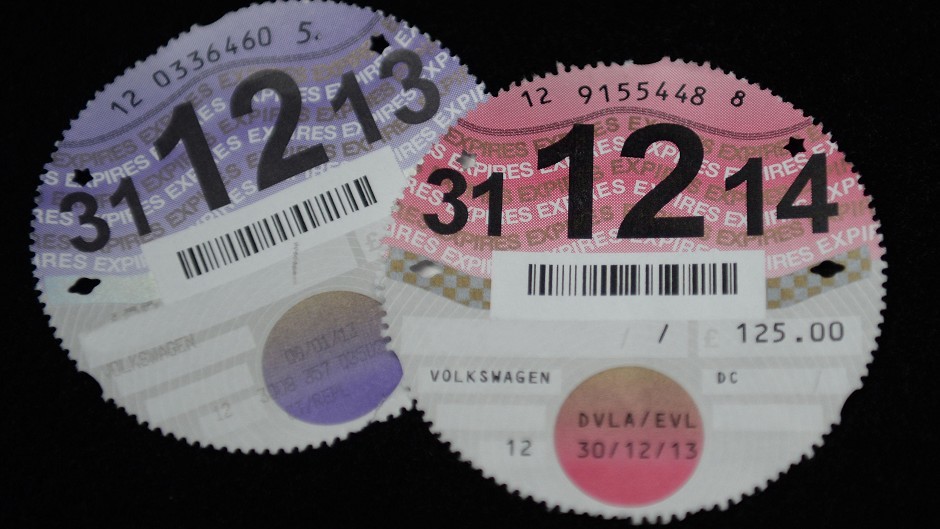 Vehicle owners no longer have to display their road tax disc on their windscreen