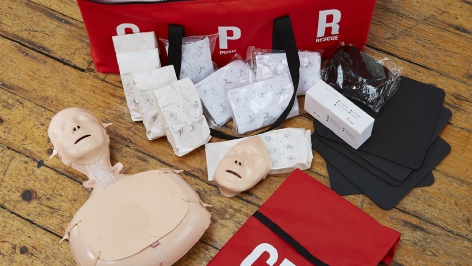 The British Heart Foundation's CPR training kit.