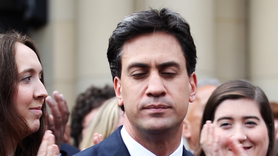 Labour leader Ed Miliband