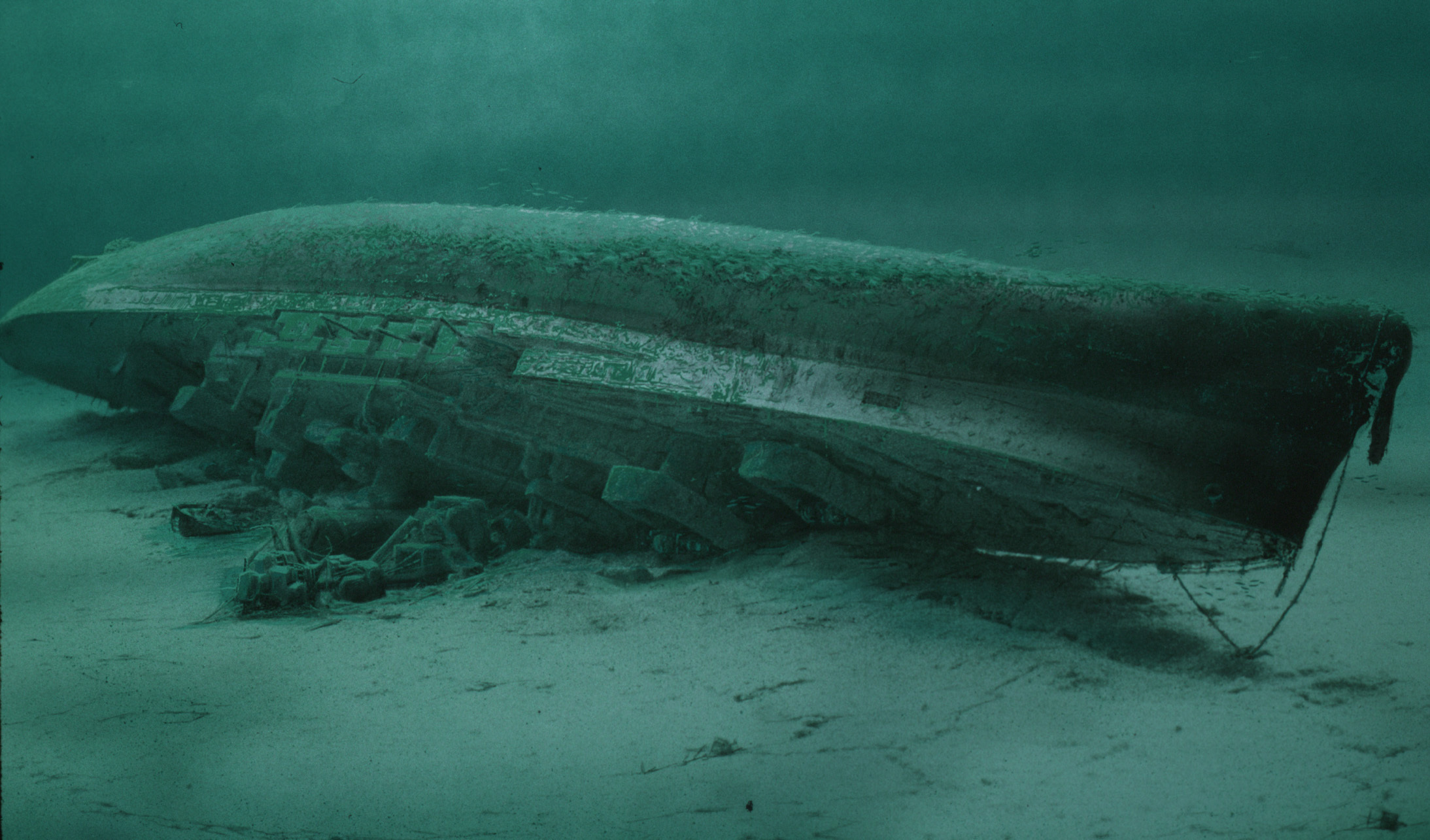 HMS Royal Oak on the Scapa Flow seabed