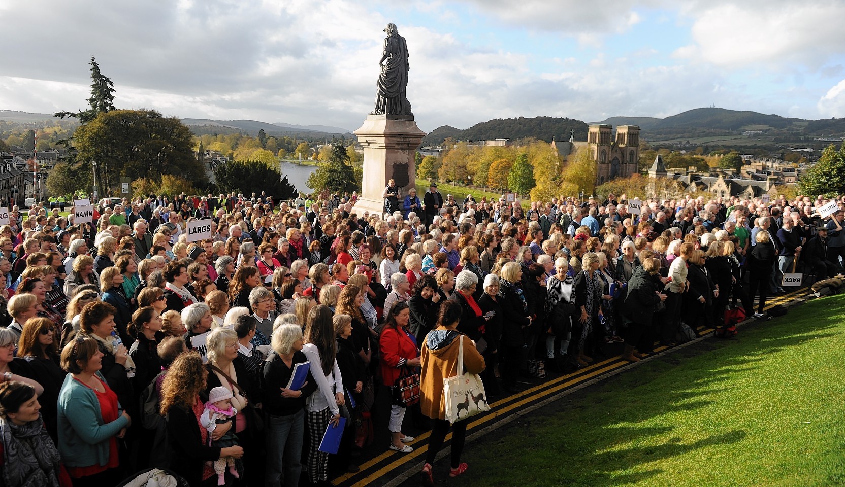 The end of the Royal National Mod in Inverness